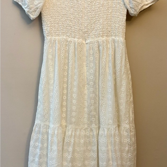Lost + Wander White Middle of Nowhere Tiered Midi Sundress - Picture 14 of 15